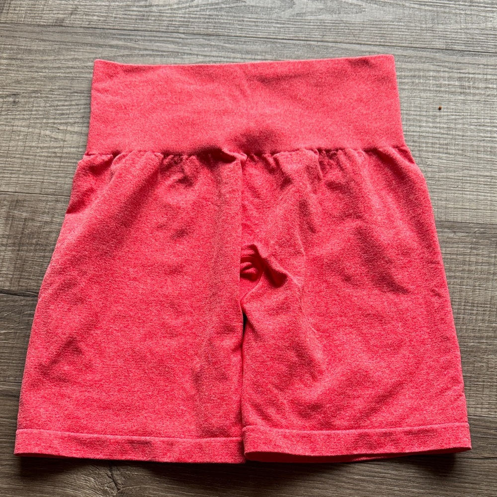 Women's Red High-Waisted Shorts NVGTN